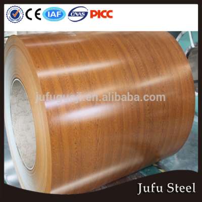 wood grain coils galvanized steel coils PPGI For Wall Panel/Door/Furniture